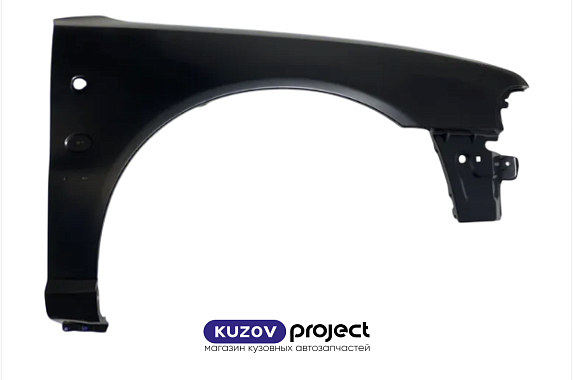 Крыло правое с отверстием под повторитель / эмблему / молдинг Audi A4 1994-1998 (Тайвань)