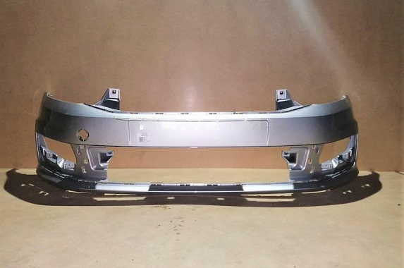 Бампер передний Volkswagen Polo 2015-2020 4D Россия Reflex LA7W (Серебристый)