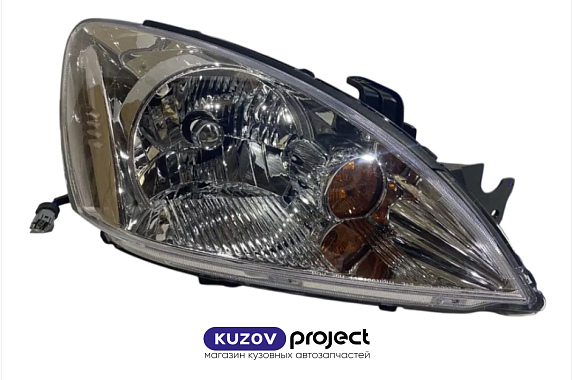 Фара хром под электрический корректор Mitsubishi Lancer 2003-2010 Правая (TYC / Тайвань)