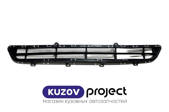 Решетка в бампер Hyundai Santa Fe (DM) 2012-2016 (Китай)